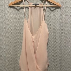 Dusty Pink Sheer Tank Top